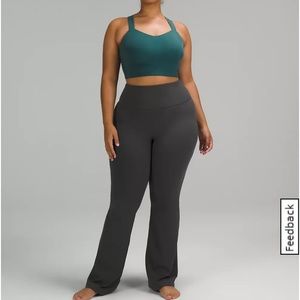 EUC Lululemon Align flare pant nulu, size 6, graphite grey